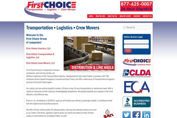 firstchoicecouriers.com site used Bizco