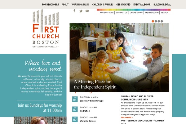 firstchurchboston.org site used Uua-congregation