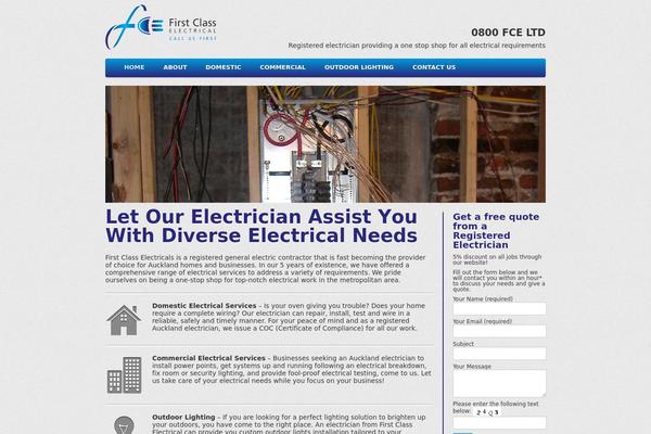 Framework theme site design template sample