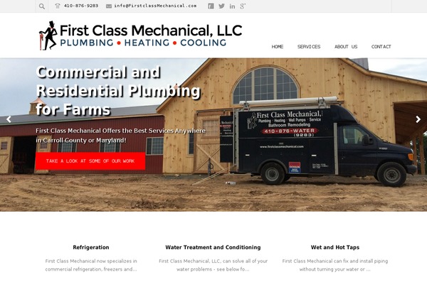 firstclassmechanical.com site used Capital