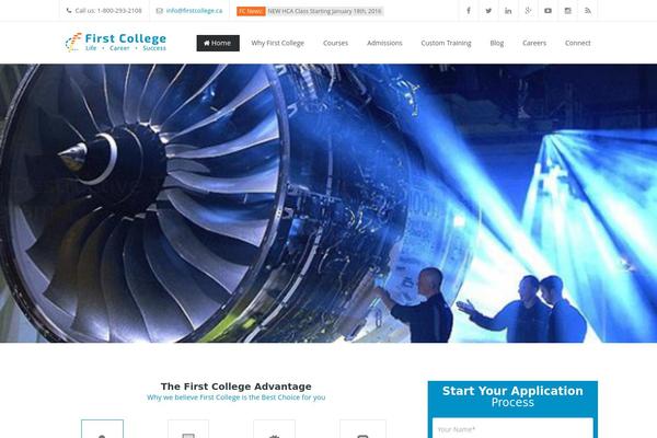 Myuniversity theme site design template sample