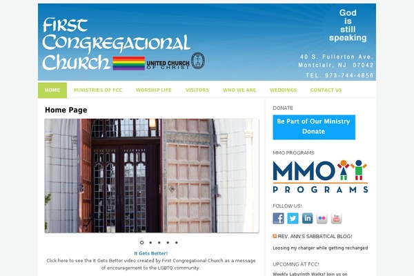 firstcongmontclair.com site used Thenewcool