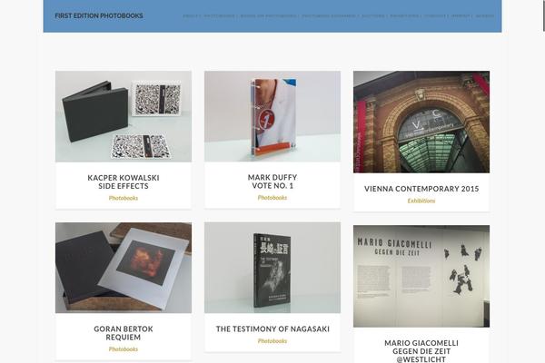 Bloc theme site design template sample