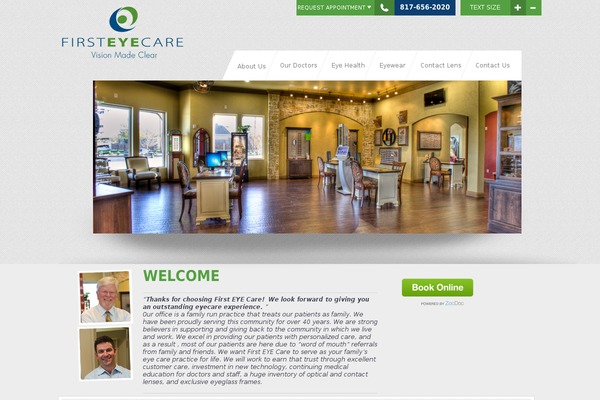 firsteyecarehurst.com site used Fec