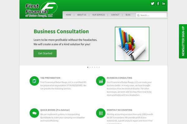 Twentythirteen Child theme site design template sample