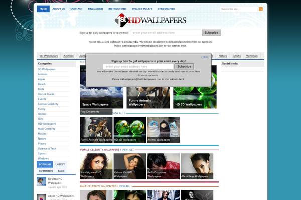 Wallpapers.com theme site design template sample