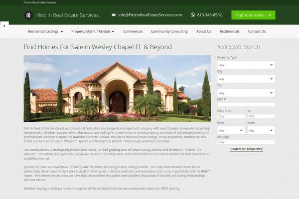 Realia theme site design template sample