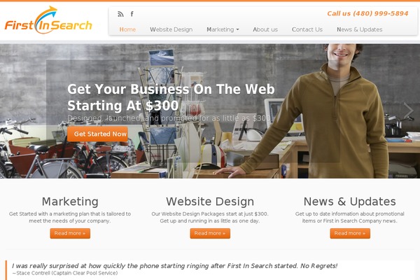 Customizr theme site design template sample