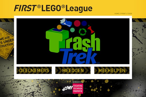 firstlegoleague.nl site used Fll