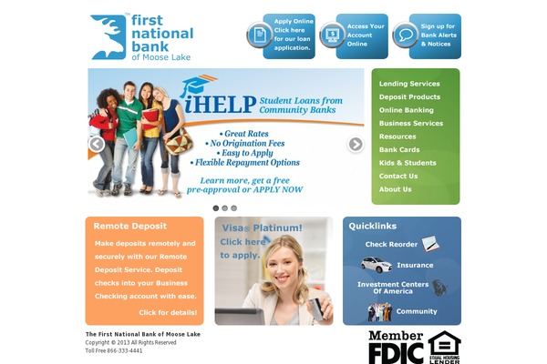 firstmooselake.com site used Builder-summit