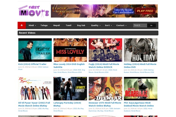 Videozoom theme site design template sample