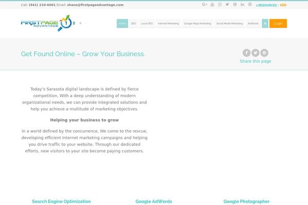 Site using Lightweight Social Icons plugin
