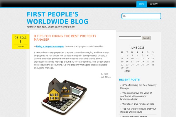 Newsworthy theme site design template sample