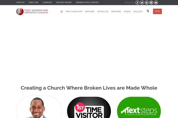 Church and Event theme site design template sample