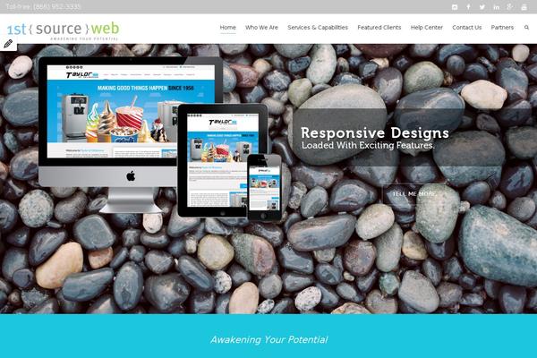 Dante theme site design template sample