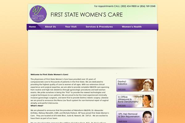 firststatewomenscare.com site used Womens-care
