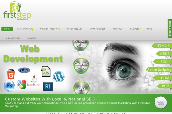 Circles theme site design template sample