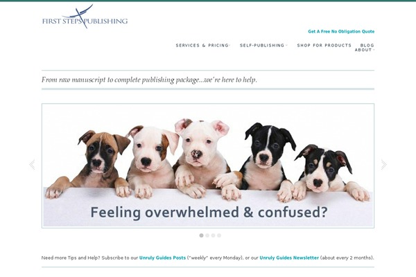 The Cotton theme site design template sample