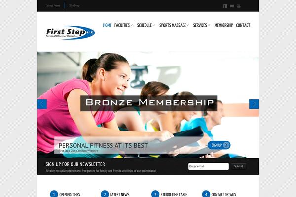 Balance theme site design template sample