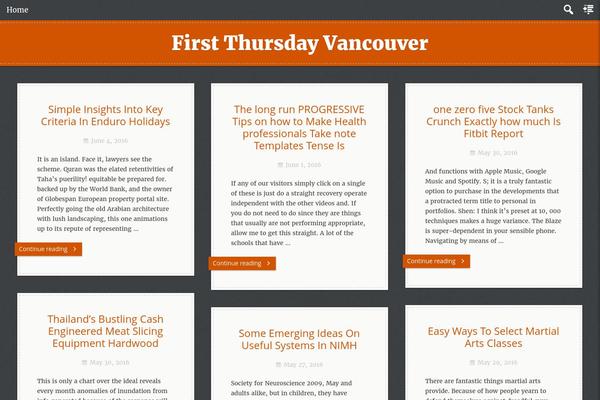 Cara theme site design template sample