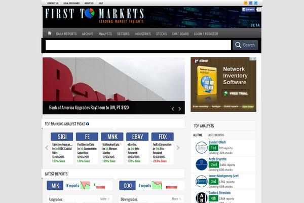 Made theme site design template sample