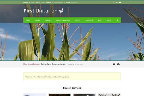 Real Church v1.04 theme site design template sample