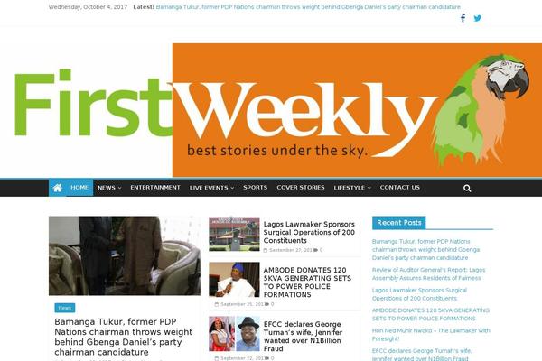 firstweeklymagazine.com site used Firstweekly