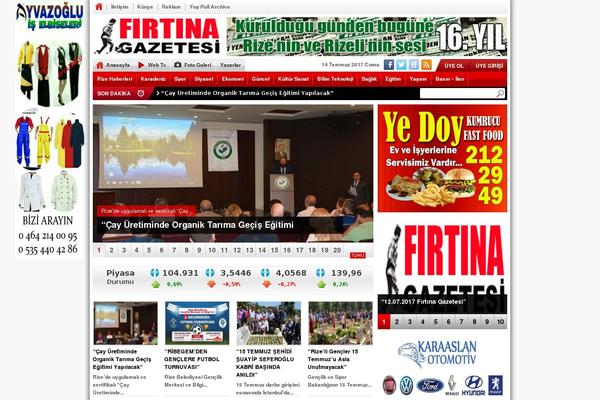 Haberv8 theme site design template sample