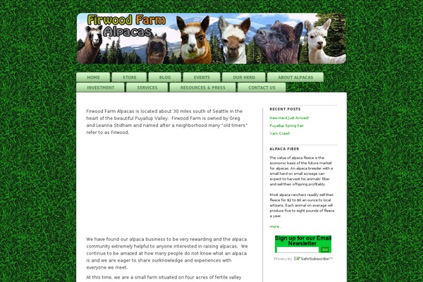 Green-grass theme site design template sample