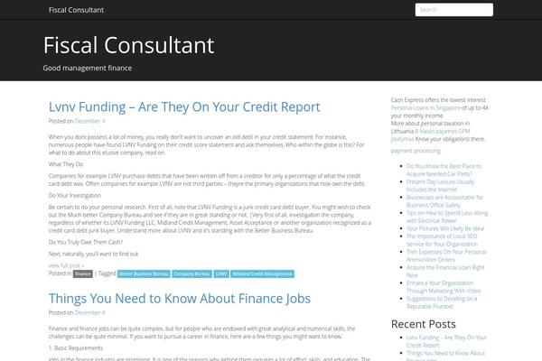 Flint theme site design template sample