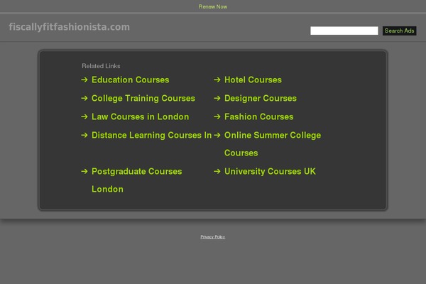 fiscallyfitfashionista.com site used Swanky
