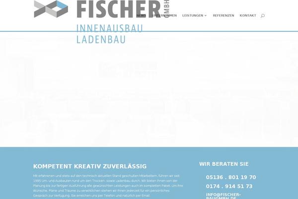 Divi theme site design template sample