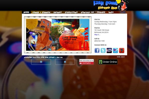 Diner theme site design template sample