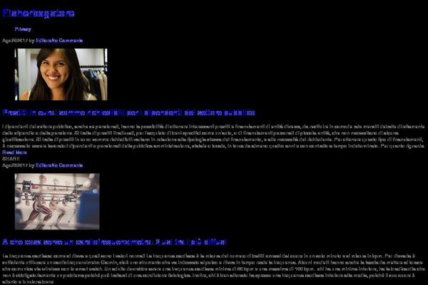 fisherbagstore.it site used Viral