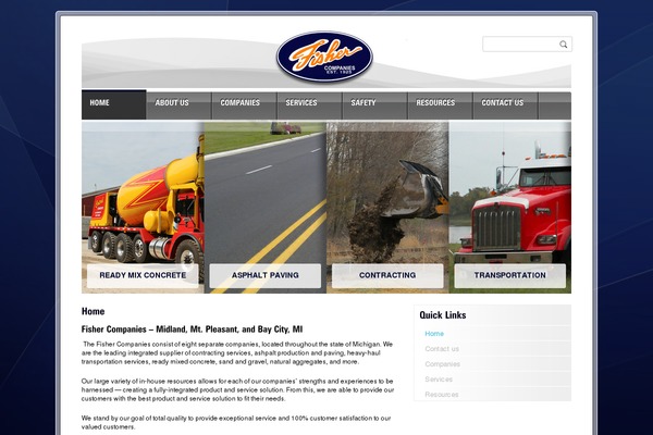Corporate theme site design template sample