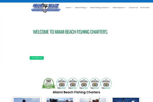 fishingchartermiamibeach.com site used Divi-agency