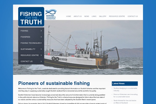 fishingforthetruth.co.uk site used Theme1769