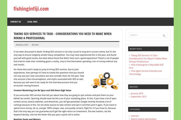 Dynamic News Lite theme site design template sample