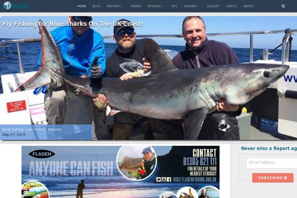 fishingtails.co.uk site used Pinspro