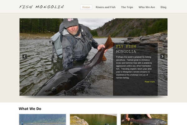 fishmongolia.com site used Simplicity