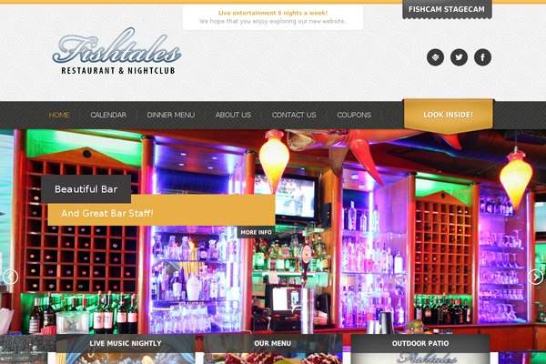 Bistro theme site design template sample