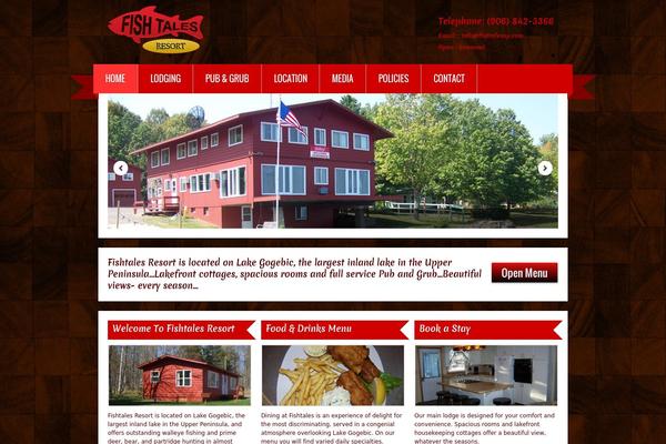 Cafehouse theme site design template sample