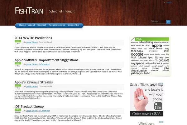 Arclite theme site design template sample