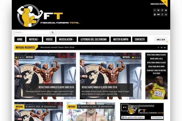 Powermag theme site design template sample