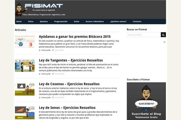 fisimat.com.mx site used Asaptheme