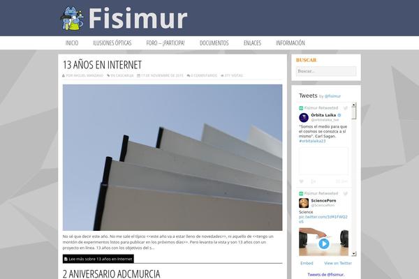 Magazine theme site design template sample