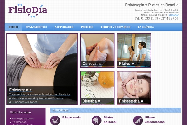 Bones theme site design template sample