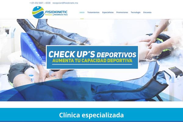 Medical-clinic theme site design template sample