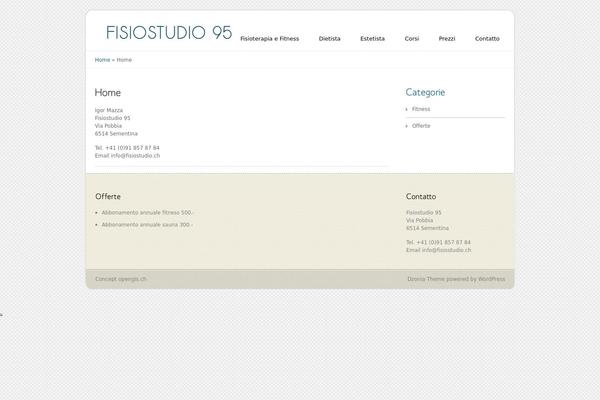 Dzonia Lite theme site design template sample