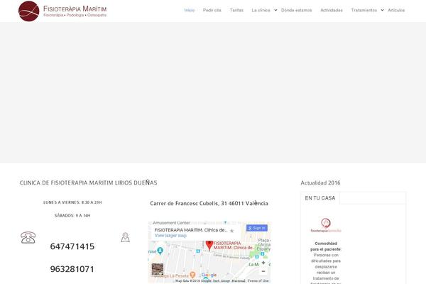 fisioterapiavalencia.es site used Meet GavernWP